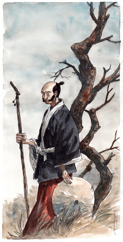 Maël, L'encre du passé - illustration - Illustration originale