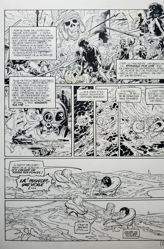 Antonio Parras, LE LIEVRE DE MARS   T5 - Planche originale