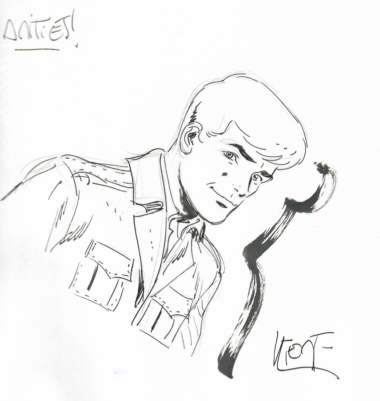 Ric Hochet par Simon Van Liemt - Dédicace