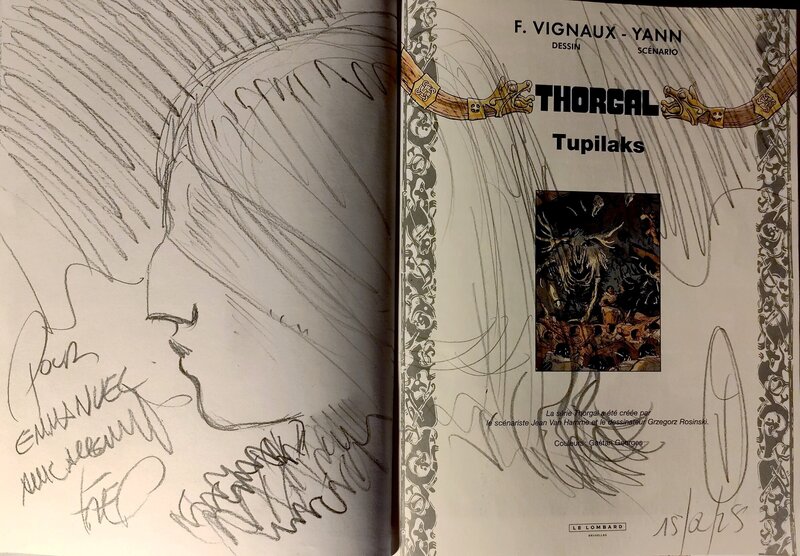 Frédéric Vignaux, Thorgal tome 40 2025Fev15 - Dédicace