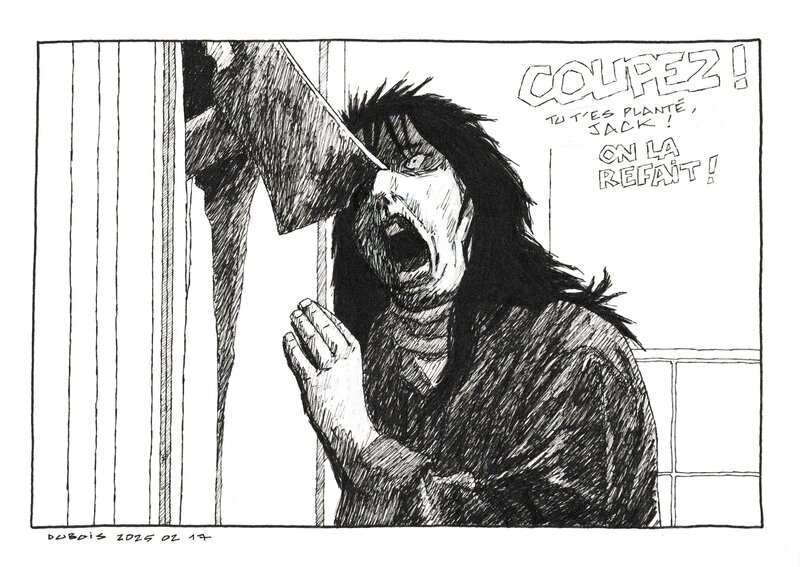 Stéphane Dubois, Coupez ! (expo Paris) - Original Illustration