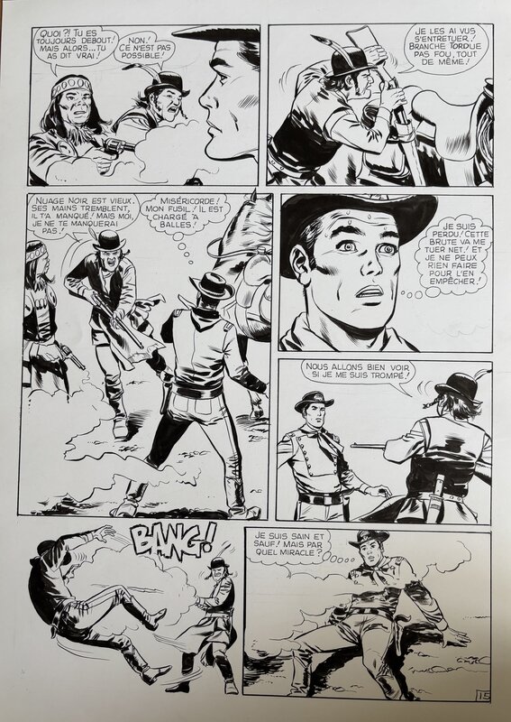 Rintintin & Rusty par Carlo Marcello - Planche originale