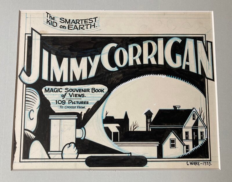 Chris Ware - Jimmy Corrigan - Magic Souvenir Book of Views - Cover - Couverture originale