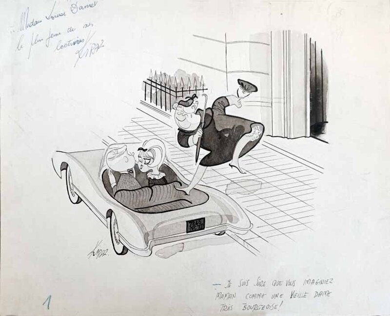 Les parisiennes by Kiraz - Original Illustration