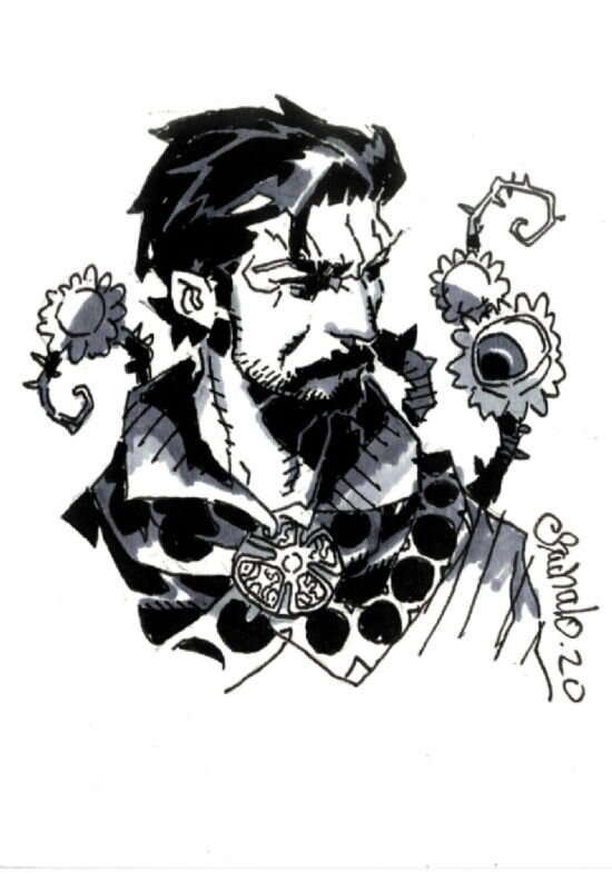 The Good Doctor by Chris Bachalo - Original Illustration