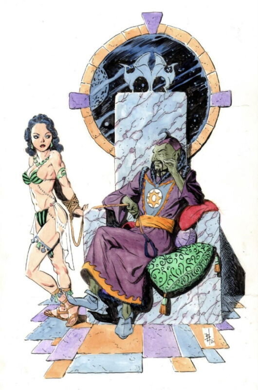 Ming and Dale par Bo Hampton - Illustration originale