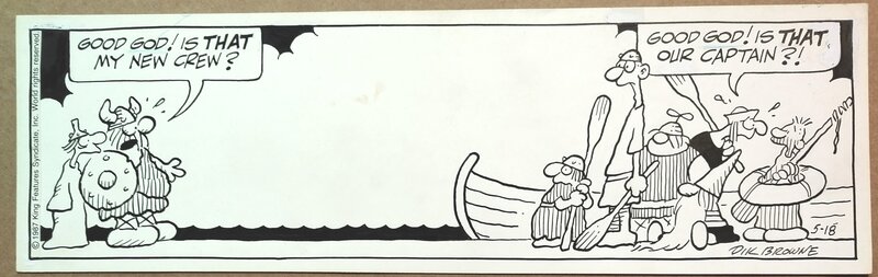 Dik Browne, Hagar the Horrible daily 1987 - Comic Strip
