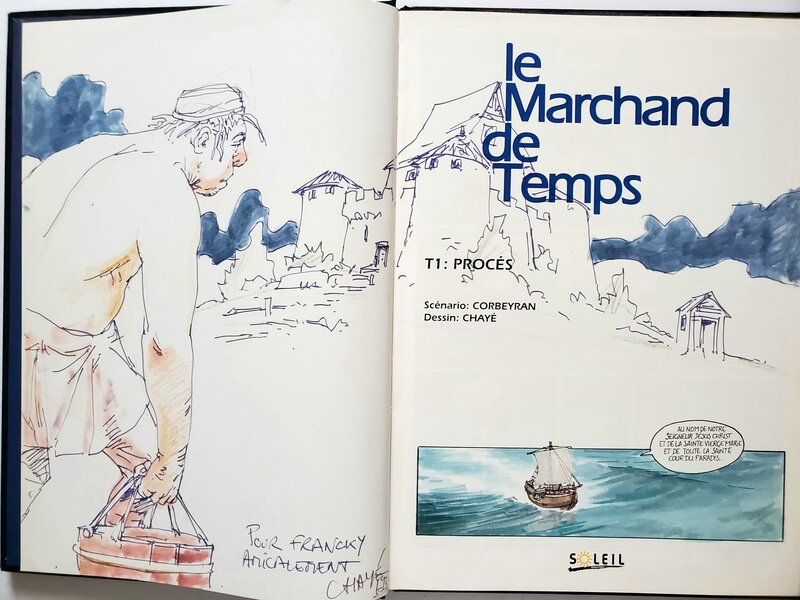 Chayé, LE MARCHAND DE TEMPS   T1 PROCES - Sketch