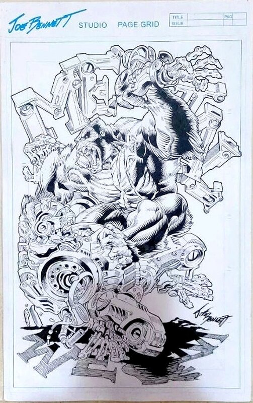 Gorilla by Joe Bennett - Original Illustration