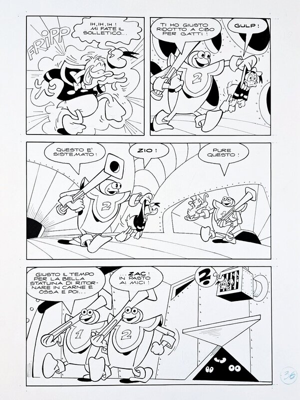 Luciano Bottaro, Paperino e il ritorno di Rebo - Comic Strip