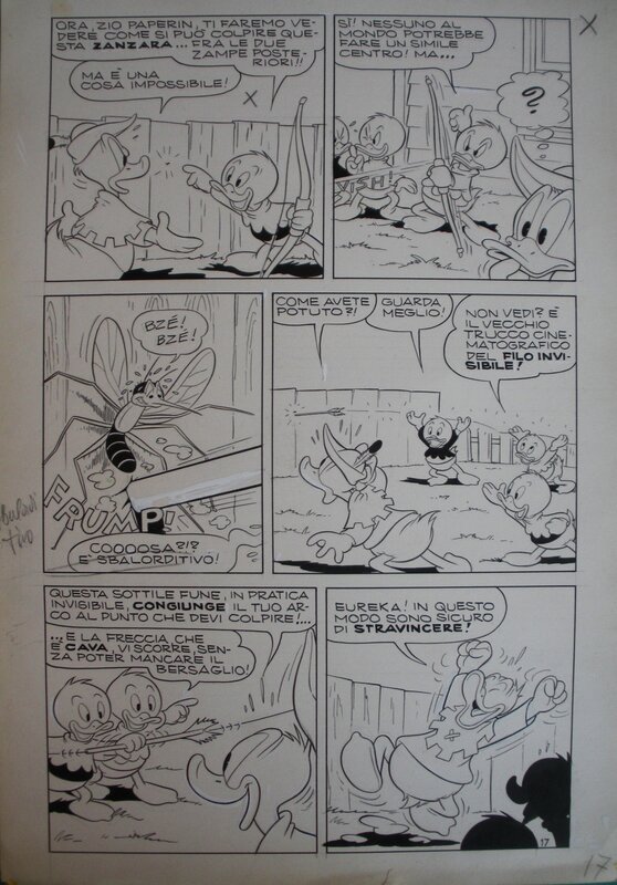 Romano Scarpa, La leggenda di Paperinhood, 1960   -  FS - Comic Strip
