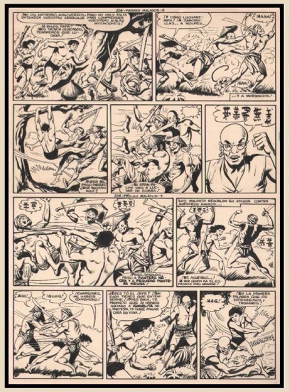 Jésus HERRERO, BINGO  -  Pantera Negra - Planche originale
