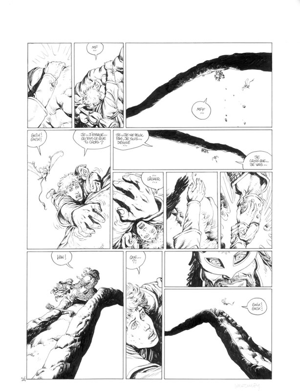 En vente - Wollodrin par Jérôme Lereculey - Planche originale