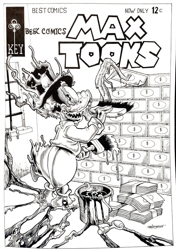 fabio jansen, Max Toons Venomized Uncle Scrooge - Couverture originale