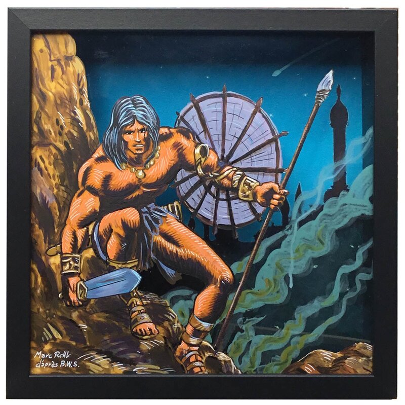 For sale - Marc Rouchairoles, Conan d'après Barry windsor smith - Original art