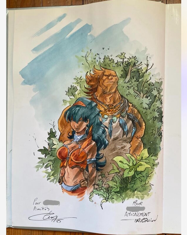 Lanfeust de troy par Didier Tarquin, Claude Guth - Dédicace