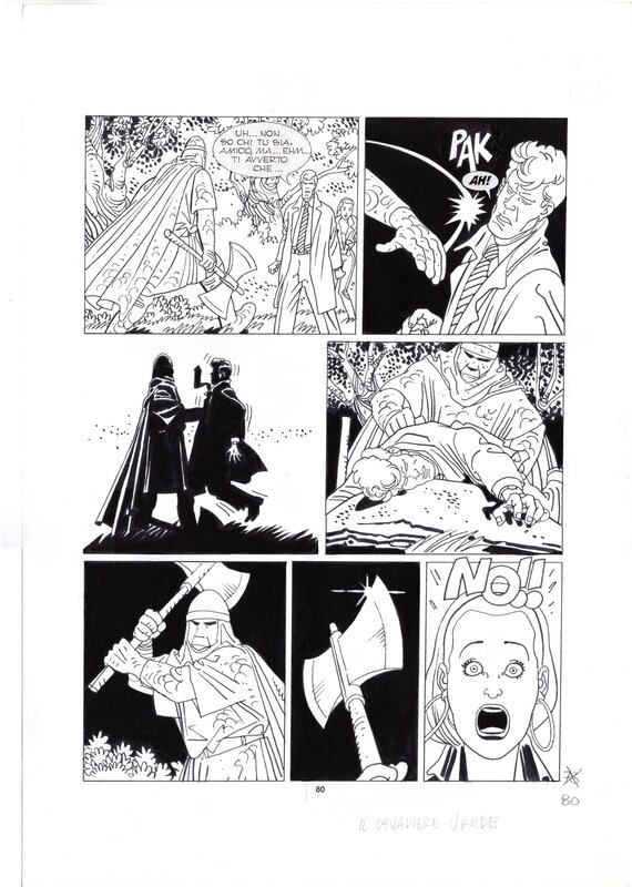 For sale - Giancarlo Alessandrini, Carlo Recagno, Martin Mystére Special #11 [Il cavaliere verde] - Comic Strip