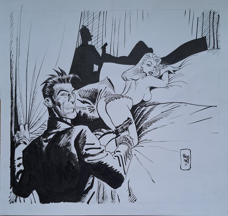 Jordi Bernet, Enrique Abuli, Torpedo (L'homme qui tire plus vite que son ombre) - Comic Strip