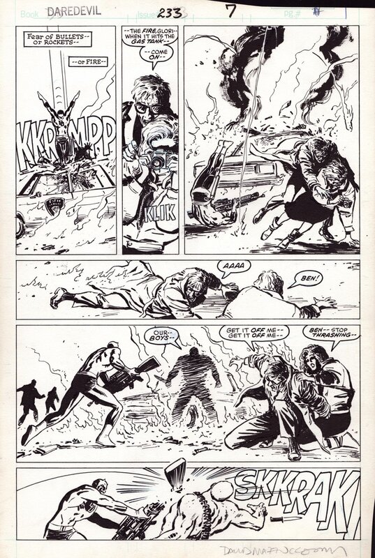 Mazzucchelli: Daredevil 233 page 7 - Comic Strip