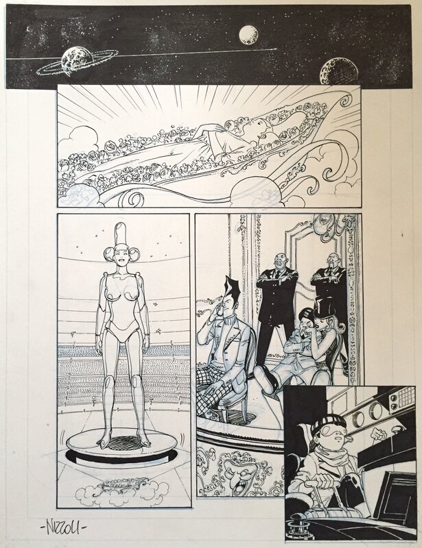 Nizzoli, Fondazione Babel, Wonderful World, Episode 1, planche n°10, 2024 - Planche originale