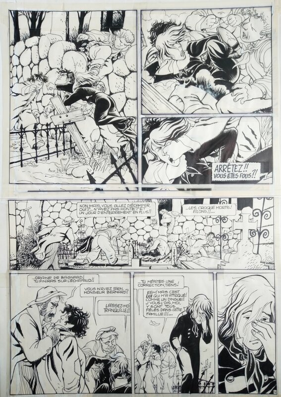 Yslaire, Balac, Yann, Sambre - Plus ne m'est rien... - Planche originale