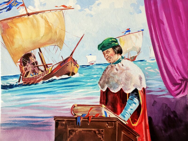 Aldo La Duca, AMALFI E LE REPUBBLICHE MARINARE   couleur directe - Comic Strip