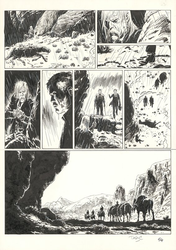 En vente - Olivier TaDuc, Chinaman - Le réveil du tigre - Planche originale