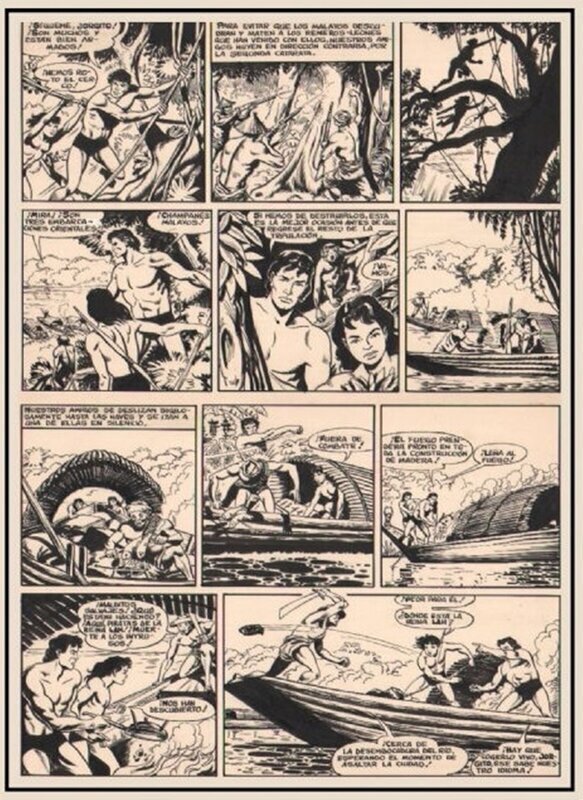 Jésus HERRERO, BINGO  - Pantera Negra - Planche originale