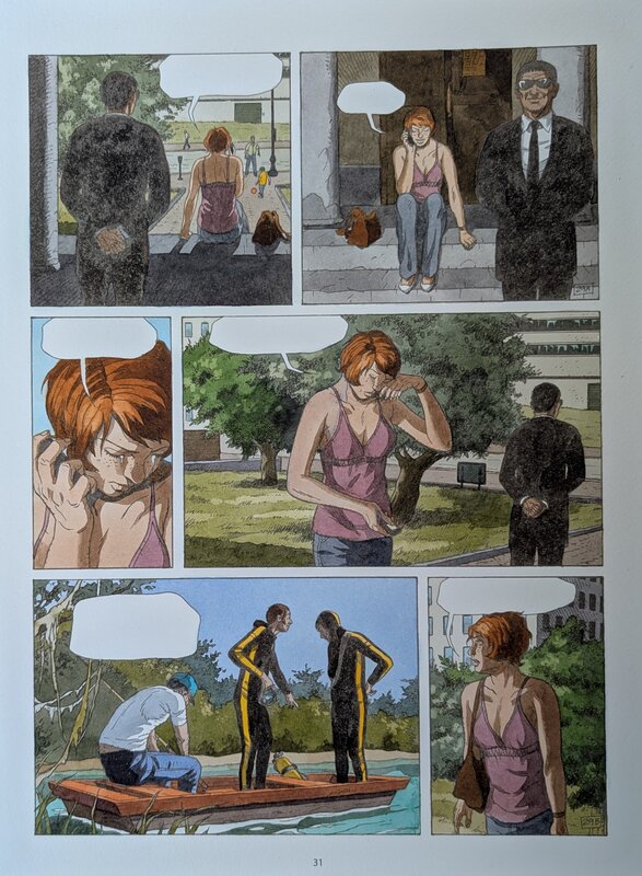 Dina Kathelyn, Daniel Hulet, Destins 4 Paranoïa - planche 29 - Mise en couleur