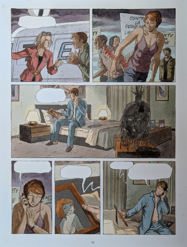 Dina Kathelyn, Daniel Hulet, Destins 4 Paranoïa+ planche 31 - Mise en couleur
