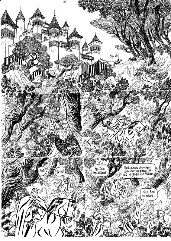 Cyril Pedrosa, L'age d'Or Tome 2 Planche 47 - Planche originale