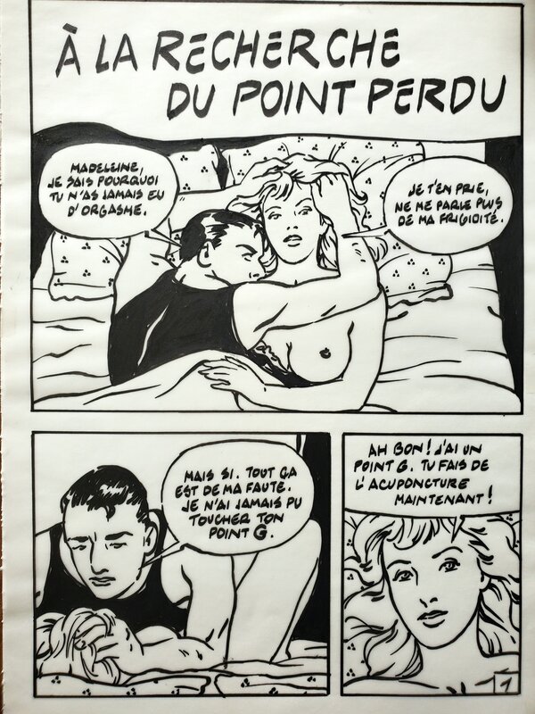 Alex Varenne, A LA RECHERCHE DU POINT PERDU - Planche originale
