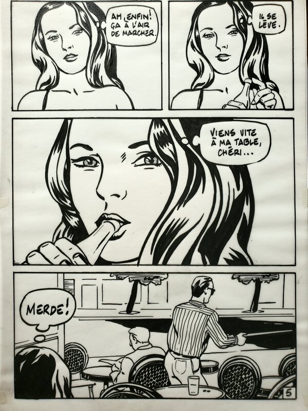 SEX VALENTIN par Alex Varenne - Planche originale
