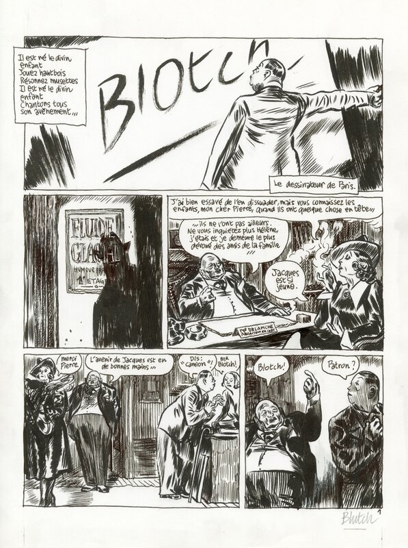 Blutch, Blotch - Le modèle vivant - Comic Strip
