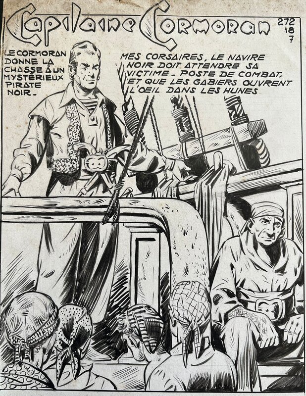 Eté 2025 - Les années Vaillant / Pif - Capitaine Cormoran - Nortier - Vaillant 272 - Comic Strip