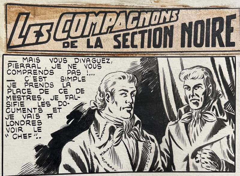 Cézard, Eté 2025 - Les années Vaillant / Pif - Cezard - Les compagnons de la section noire - Comic Strip