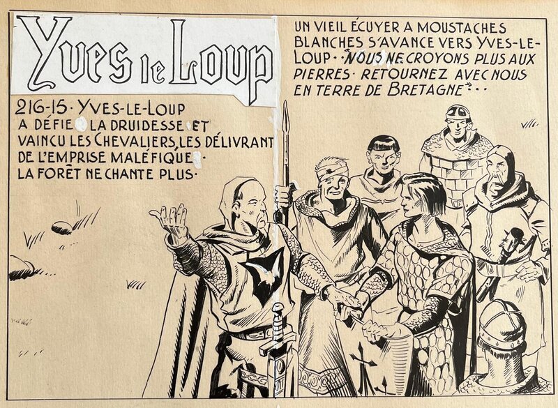 Eté 2025 - Les années Vaillant / Pif - Yves le Loup - Bastard - Vaillant 216 - Comic Strip