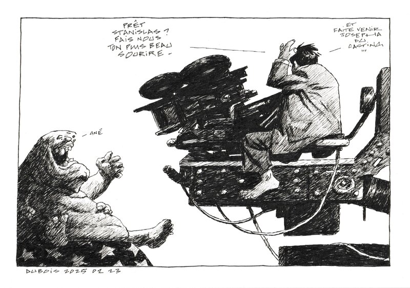 Stéphane Dubois, Casting (expo Paris) - Illustration originale