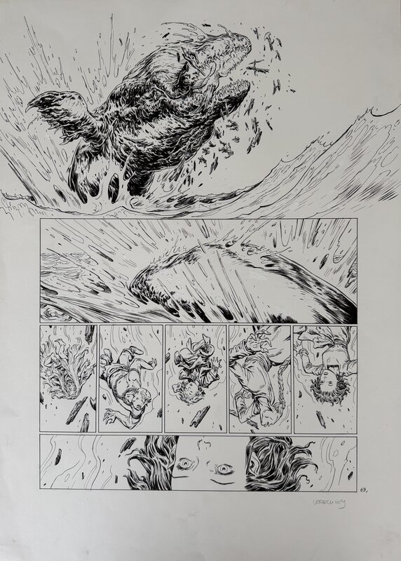 Jérôme Lereculey, David Chauvel, Wollodrïn : Les Derniers Héros, 2ème Partie - Planche originale - Comic Strip