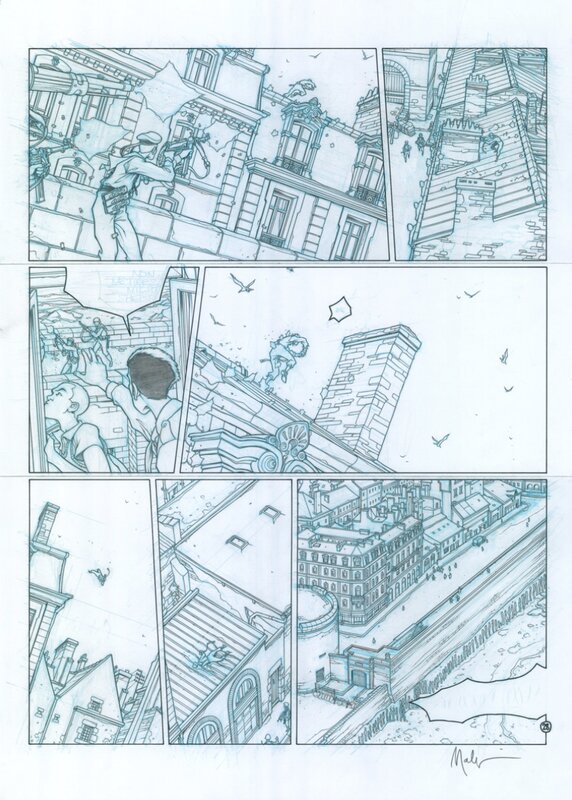 En vente - Cezembre par Nicolas Malfin - Planche originale
