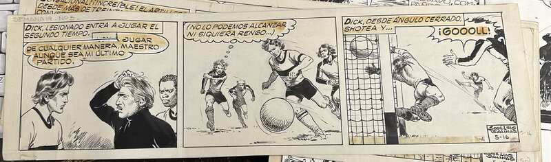 Dick El Artillero par José Luis Salinas - Planche originale