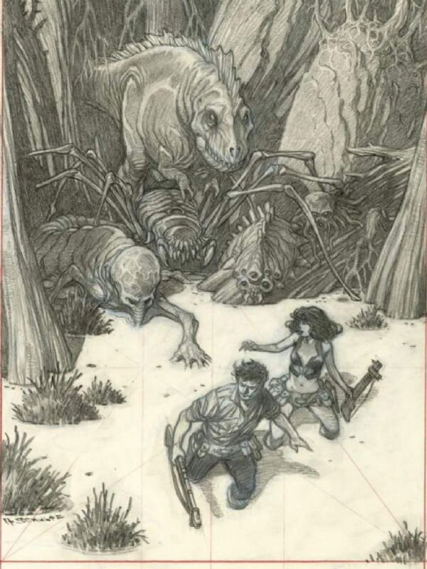 Xenoween by Mark Schultz - Original Illustration