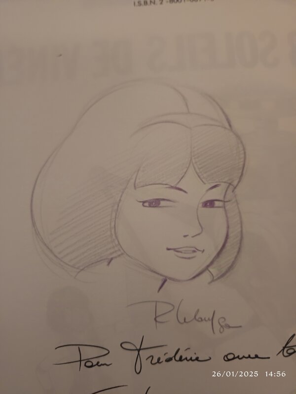 Yoko Tsuno by Leloup - Sketch