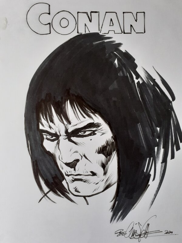 Conan par Christophe Bec - Illustration originale