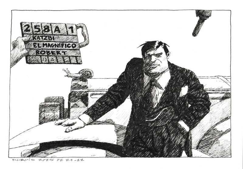 For sale - Gatzbi el Magnifico by Stéphane Dubois - Original Illustration