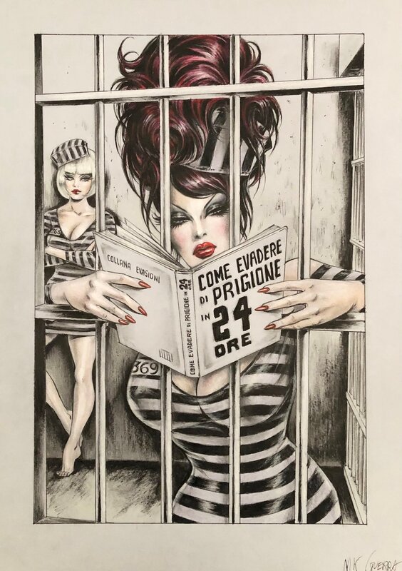 Come evadere in 24h par Nik Guerra - Planche originale