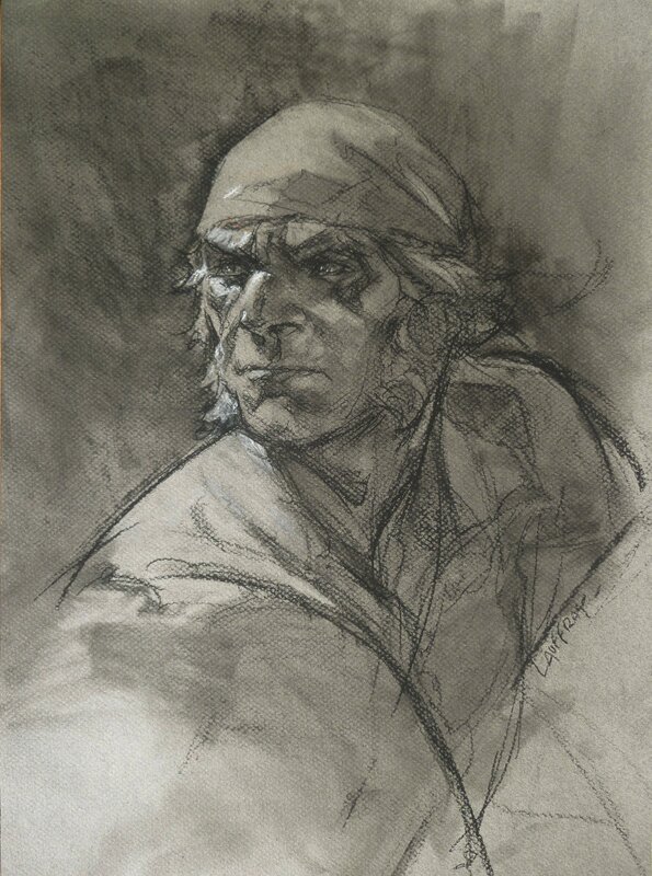 Long john silver by Mathieu Lauffray - Original Illustration