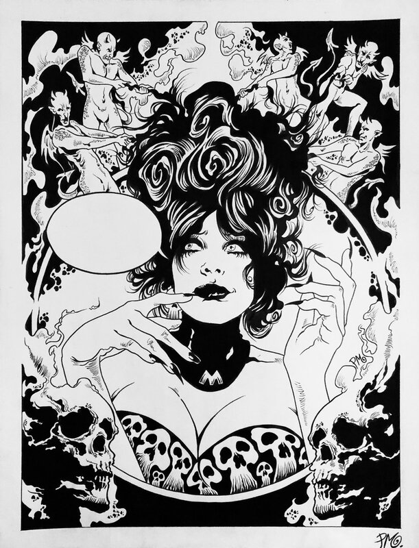 Omaggio a Magenta par Paolo Massagli - Planche originale