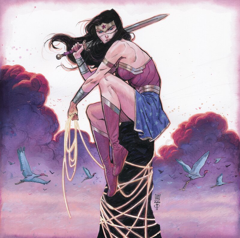 For sale - Roberto Ricci, Wonder Woman (commande) - Original Illustration
