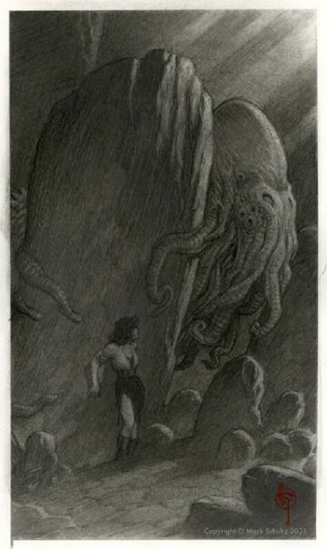 In the Abbys by Mark Schultz - Original Illustration